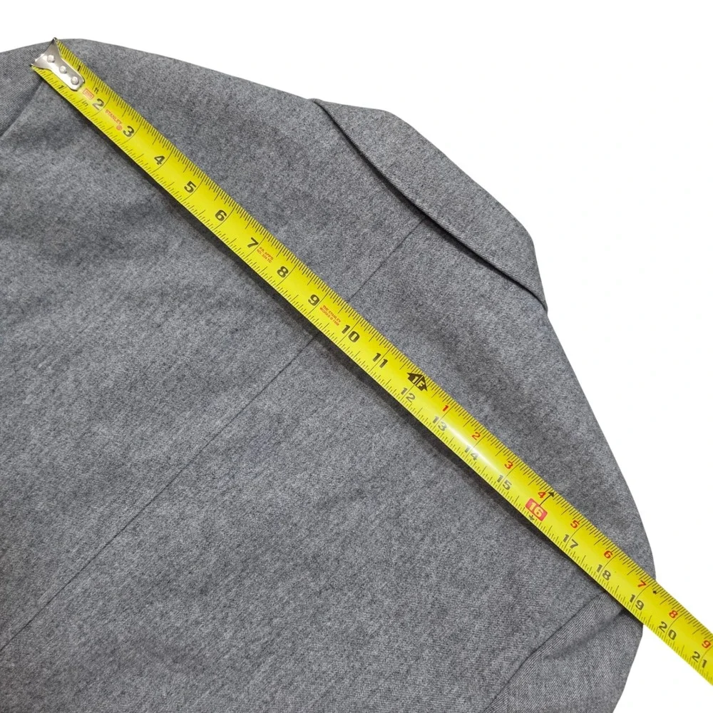 Banana Republic Tailored Fit Grey Italian Cotton Twill Blazer 44R Men's